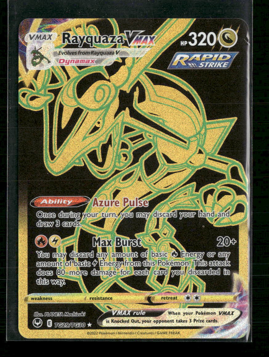 SWSH12: Silver Tempest Trainer Gallery Rayquaza VMAX (Secret) #TG29/TG30