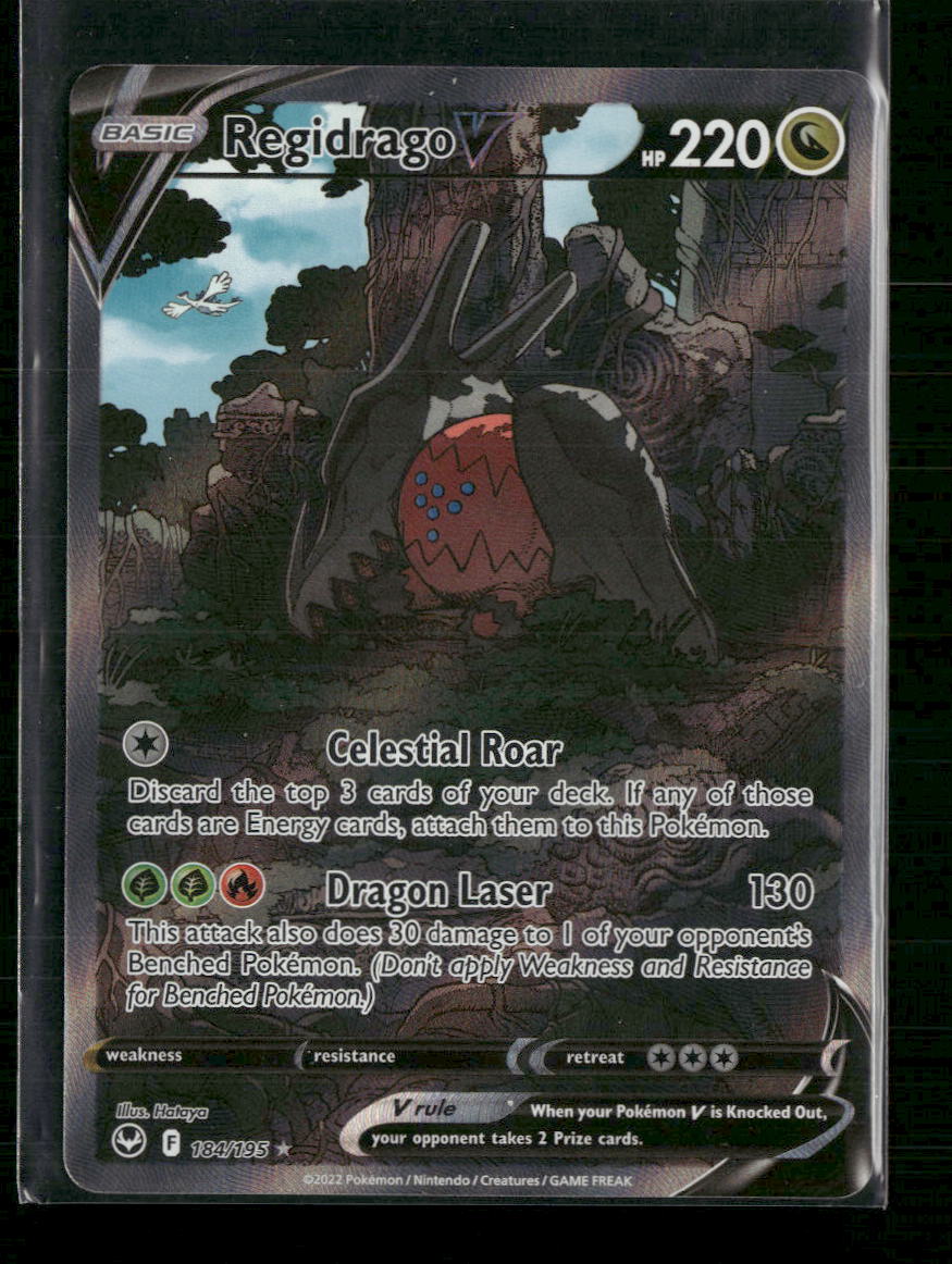 SWSH12: Silver Tempest Regidrago V (Alternate Full Art) #184/195