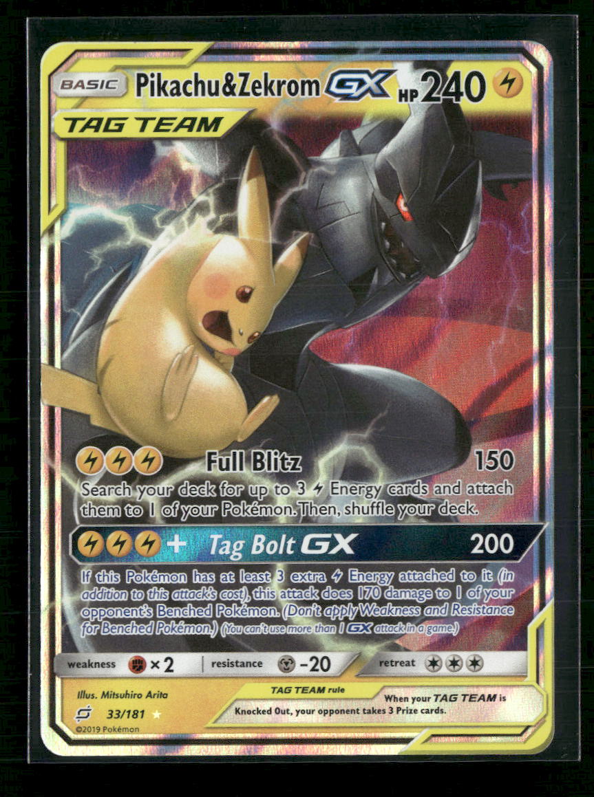 SM - Team Up Pikachu & Zekrom GX #33/181