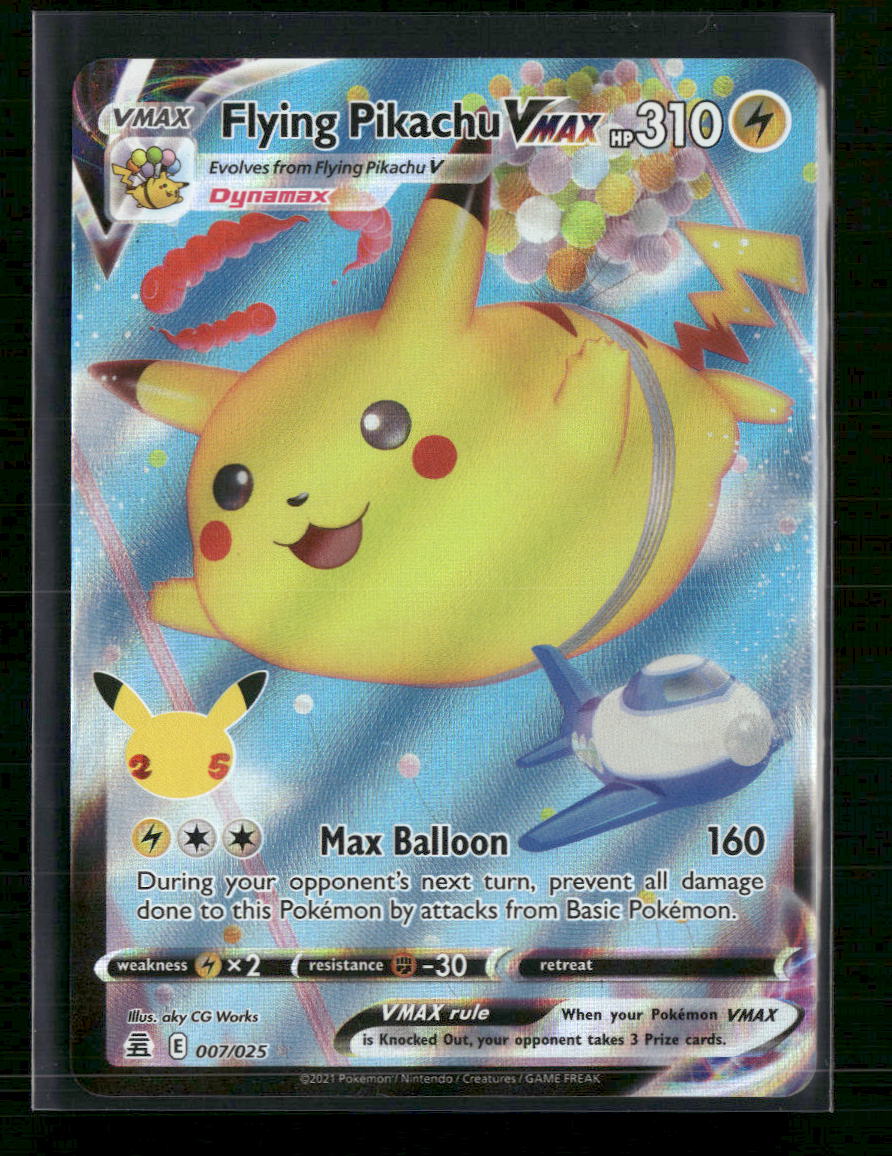 Celebrations Flying Pikachu VMAX #007/025