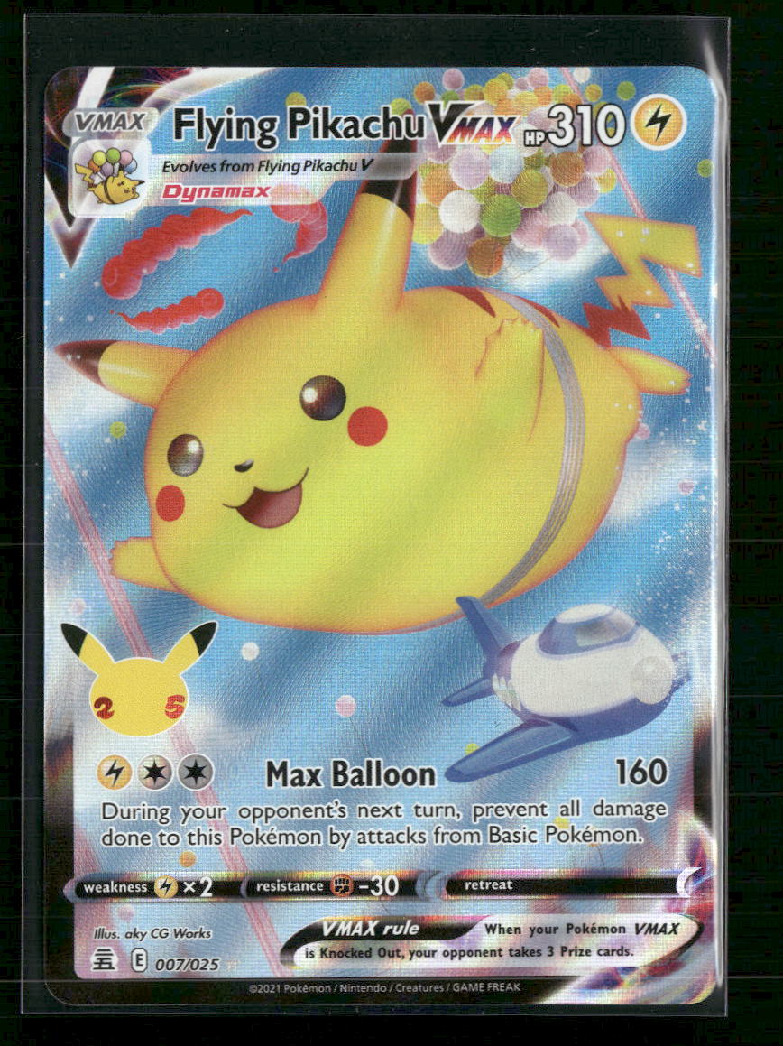 Celebrations Flying Pikachu VMAX #007/025