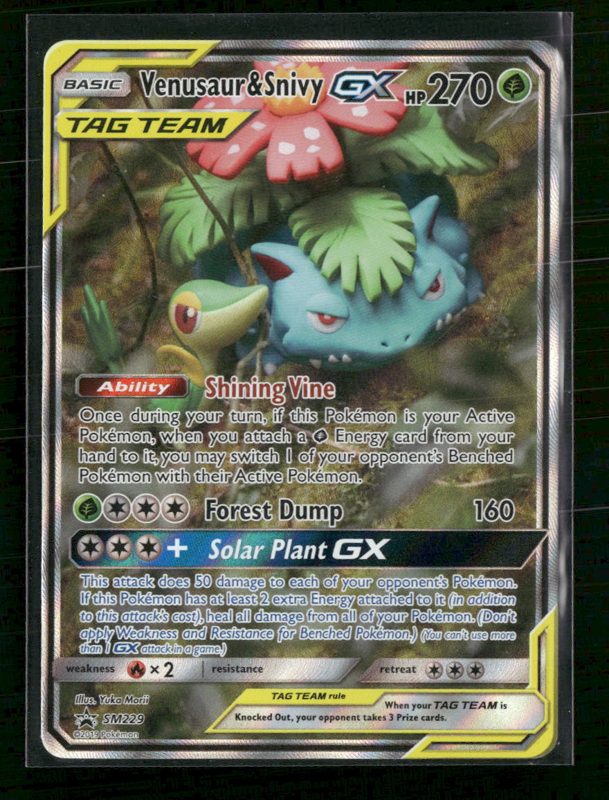 SM Promos Venusaur & Snivy GX #SM229