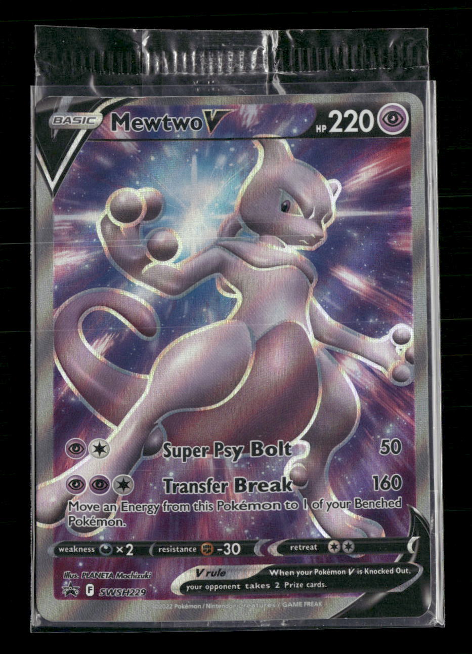 SWSH: Sword & Shield Promo Cards Mewtwo V #SWSH229