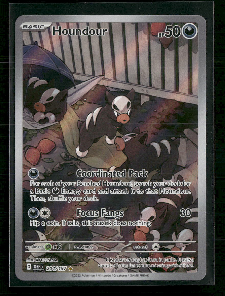 SV03: Obsidian Flames Houndour #204/197