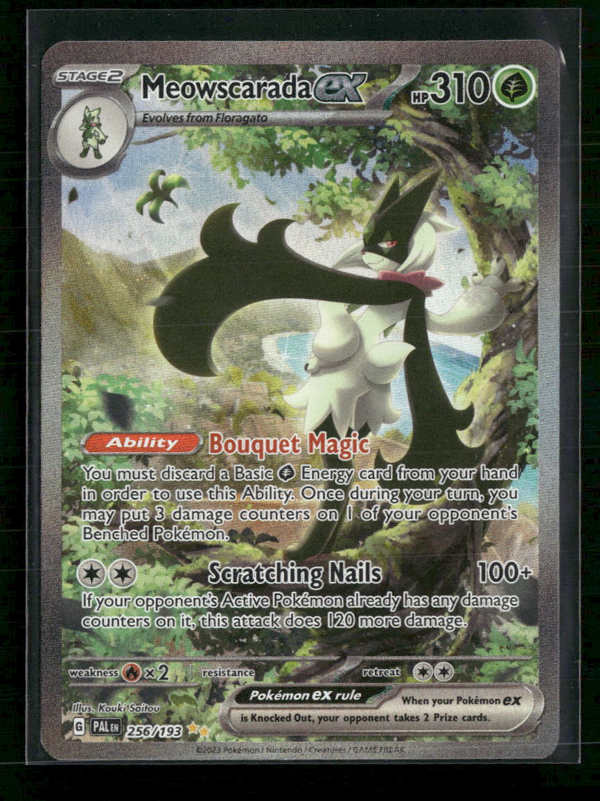 SV02: Paldea Evolved Meowscarada ex #256/193