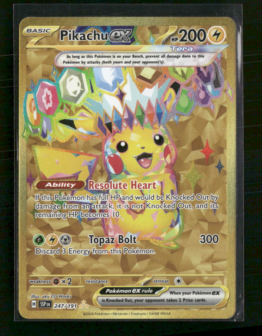 SV08: Surging Sparks Pikachu ex #247/191