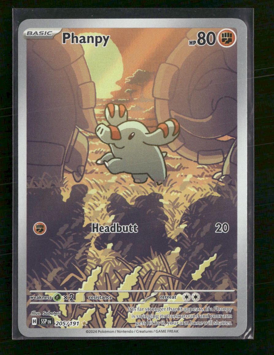 SV08: Surging Sparks Phanpy #205/191