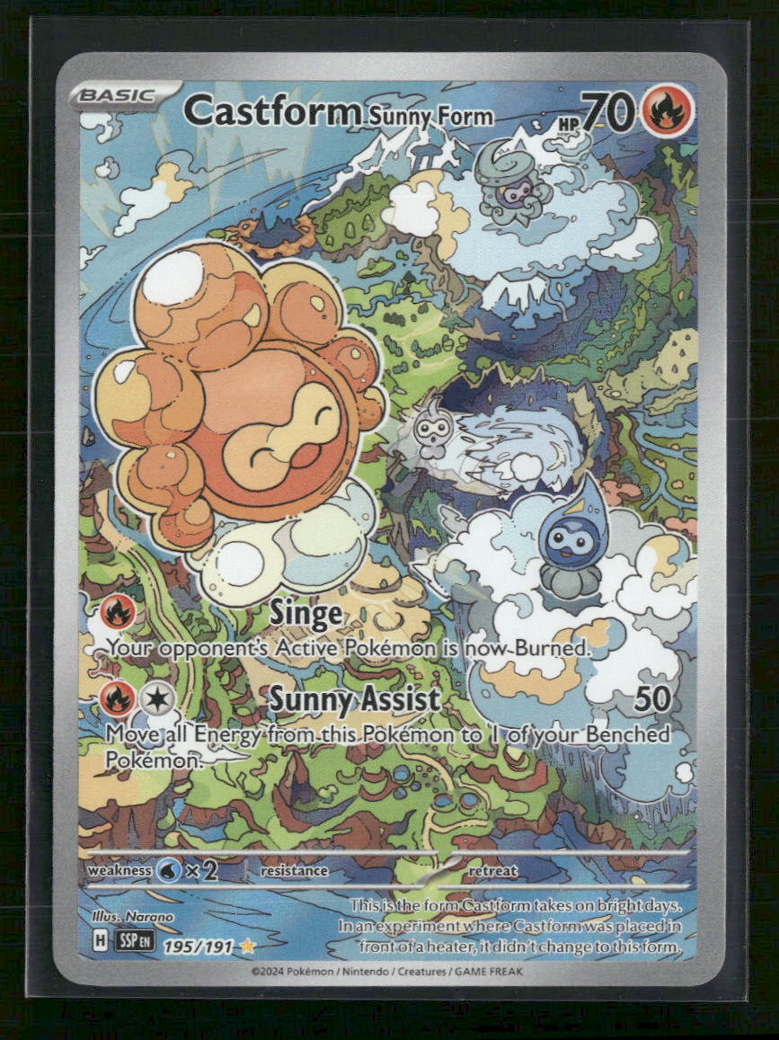 SV08: Surging Sparks Castform Sunny Form #195/191