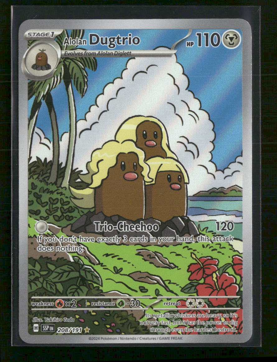 SV08: Surging Sparks Alolan Dugtrio #208/191