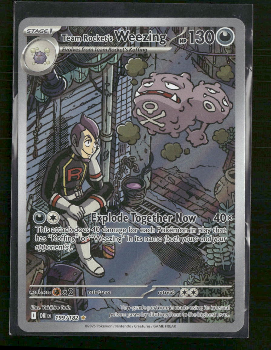 SV10: Destined Rivals Team Rocket's Weezing #199/182
