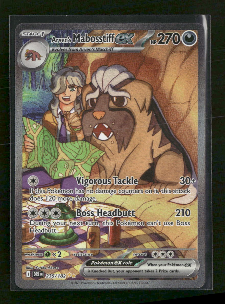SV10: Destined Rivals Arven's Mabosstiff ex #235/182