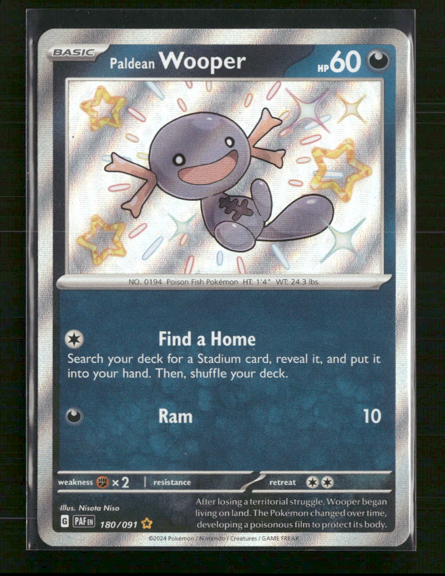 SV: Paldean Fates Paldean Wooper #180/091