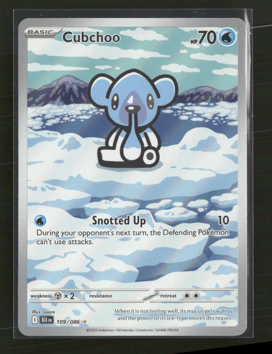 SV: Black Bolt Cubchoo #109/086