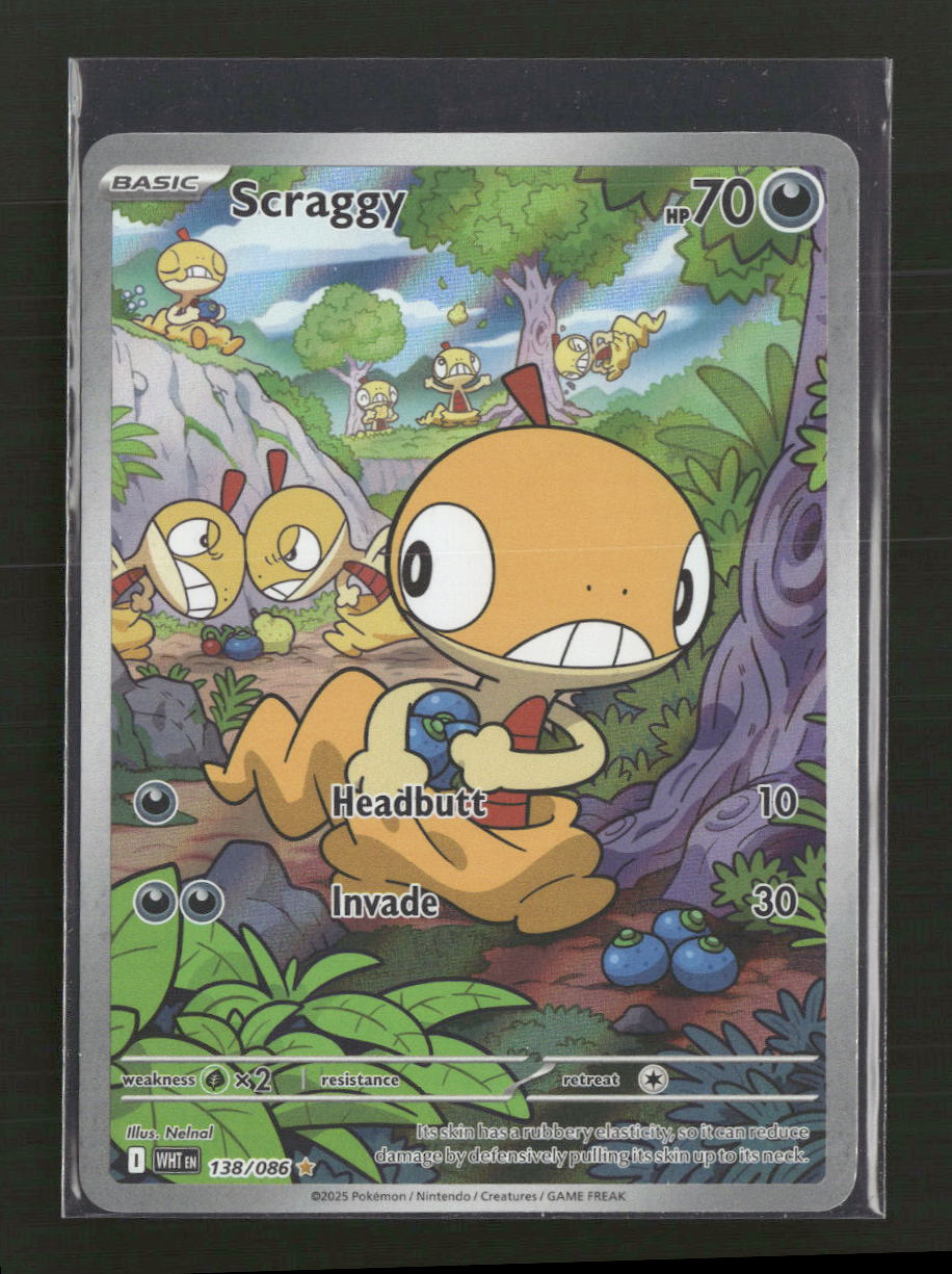 SV: White Flare Scraggy #138/086