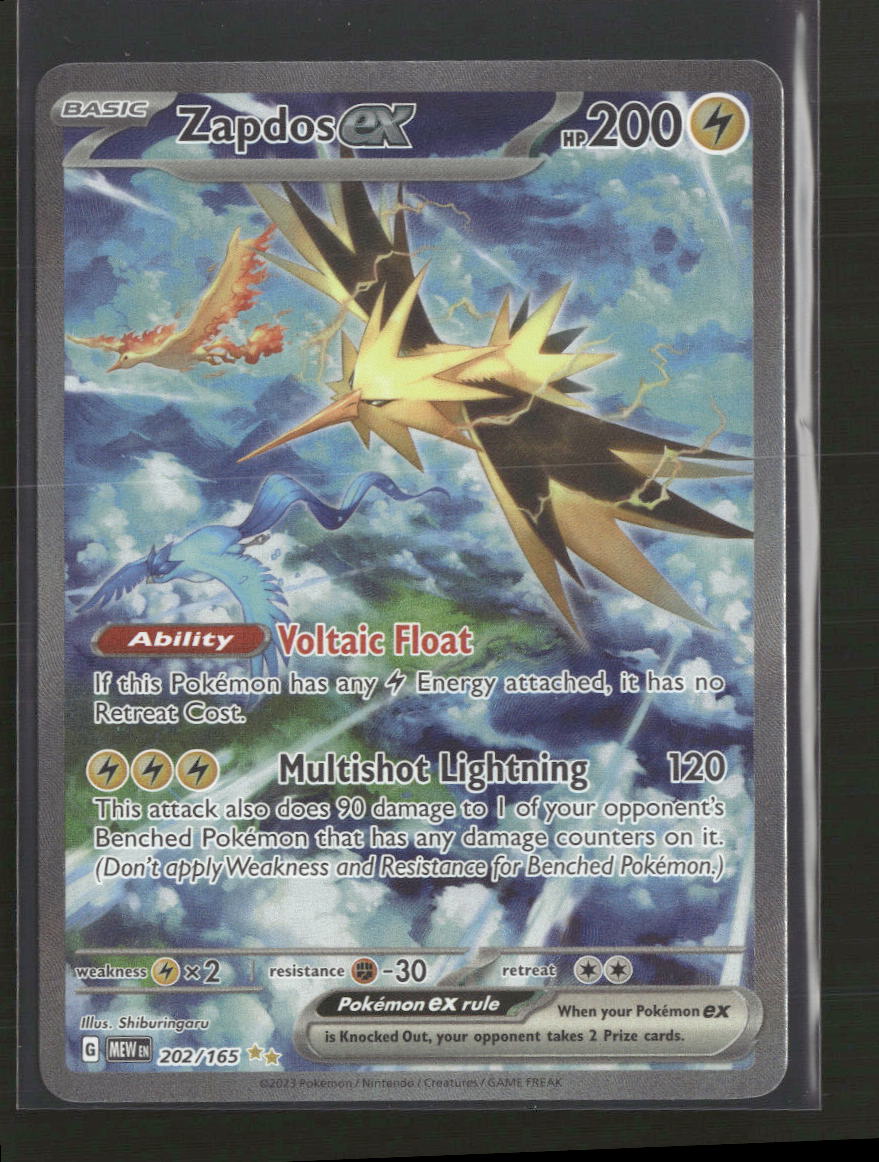 SV: Scarlet & Violet 151 Zapdos ex #202/165