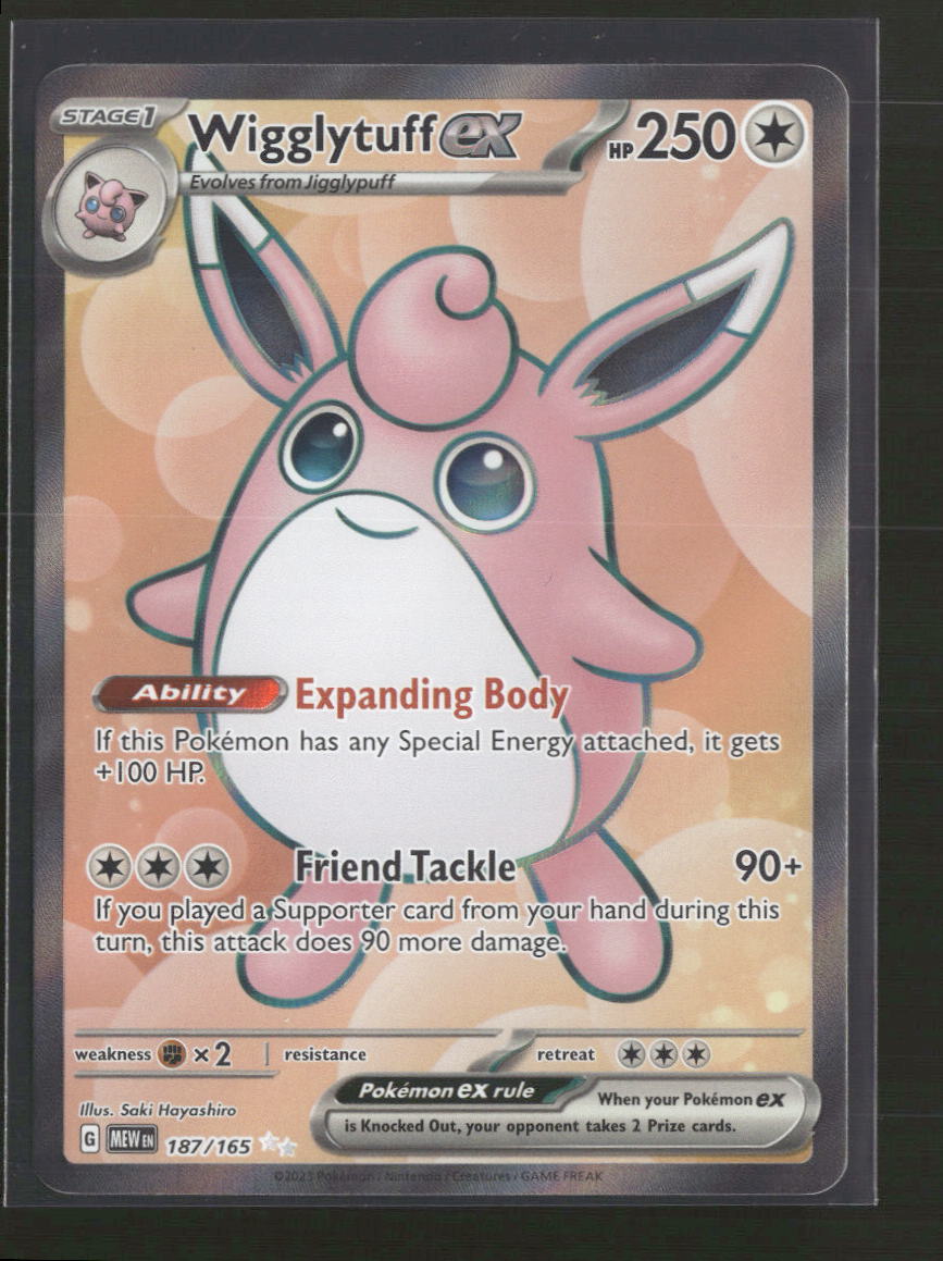 SV: Scarlet & Violet 151 Wigglytuff ex #187/165