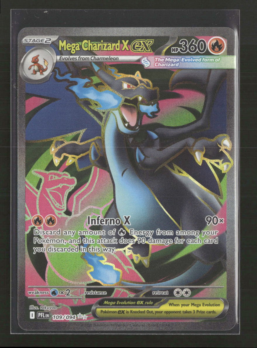 ME02: Phantasmal Flames Mega Charizard X ex #109/094