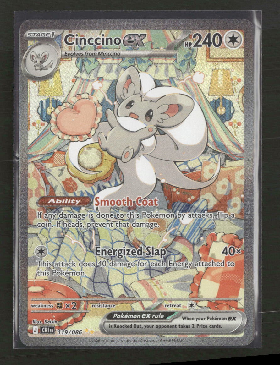 ME04: Chaos Rising Cinccino ex #119/086