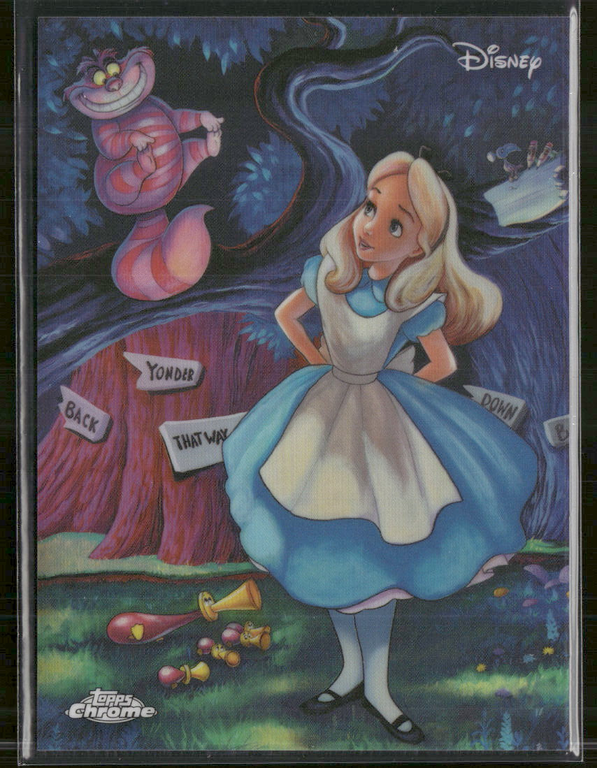 2026 Topps Chrome Disney Art of Disney Alice in Wonderland - 75 Years #AD-3
