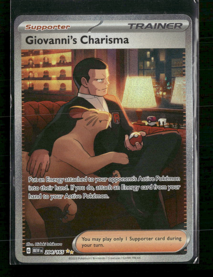 SV: Scarlet & Violet 151 Giovanni's Charisma #204/165