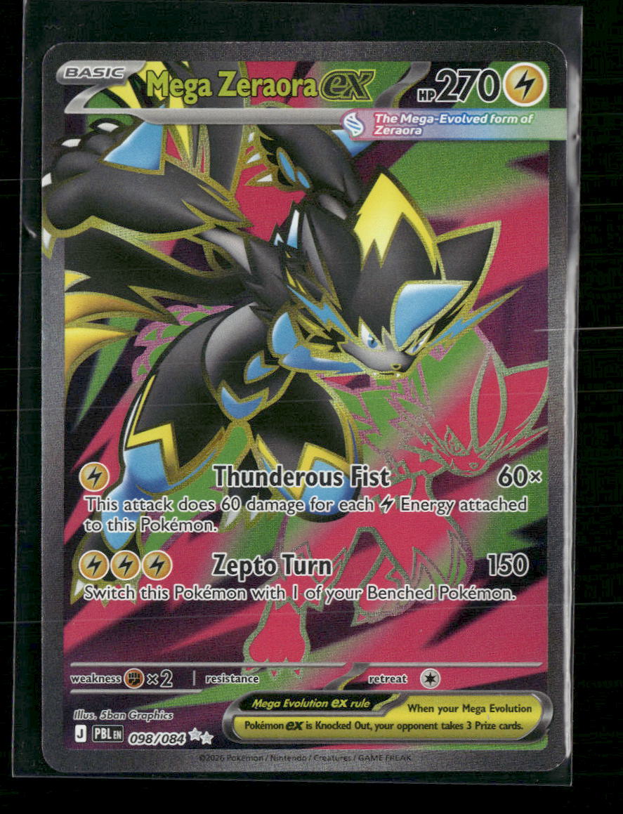 ME05: Pitch Black Mega Zeraora ex #098/084