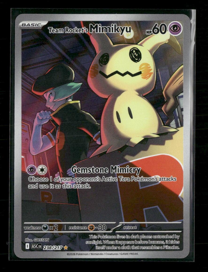 ME: Ascended Heroes Team Rocket's Mimikyu #238/217