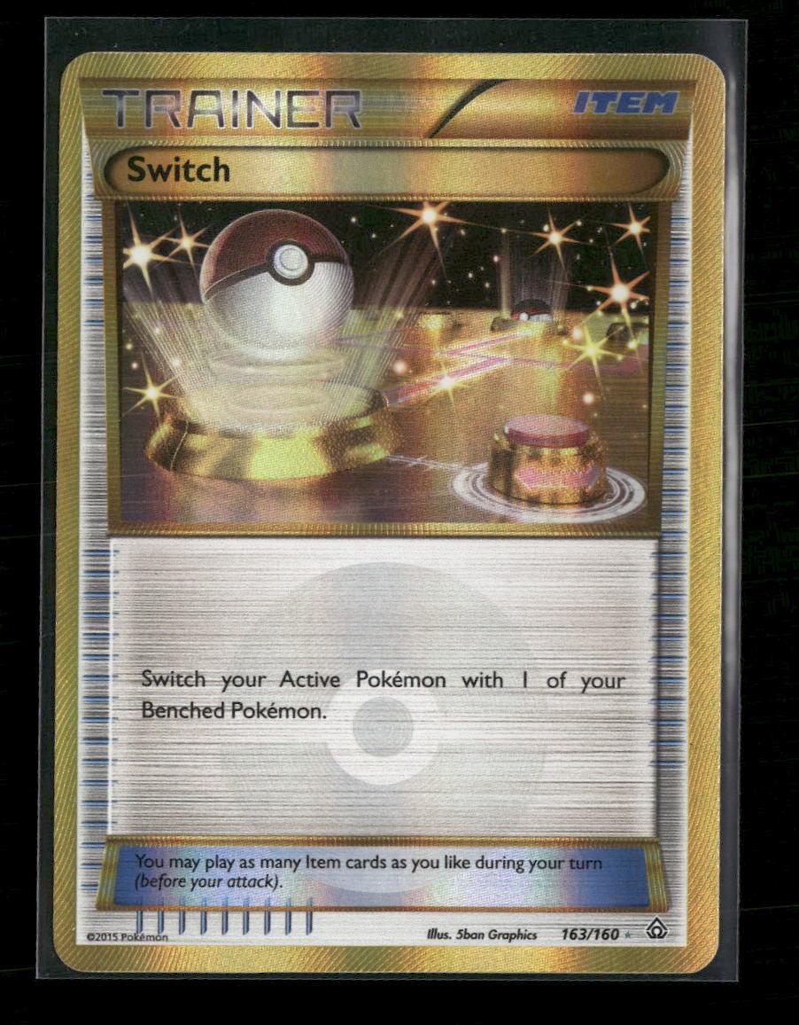 XY - Primal Clash Switch (163 Secret Rare) #163/160