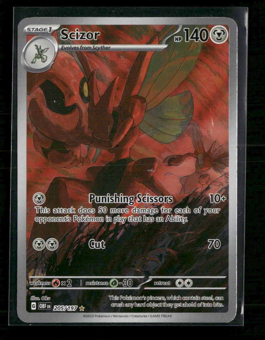 SV03: Obsidian Flames Scizor #205/197