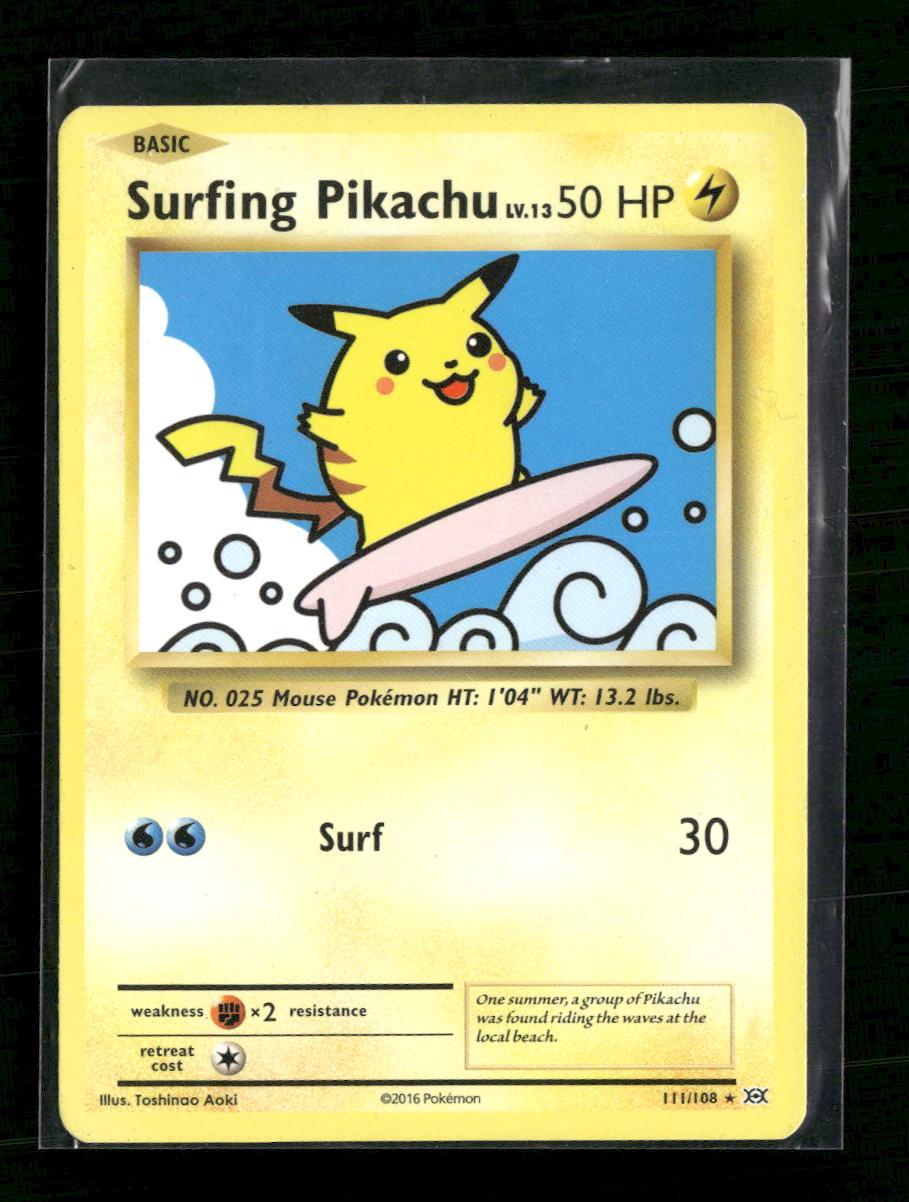 XY - Evolutions Surfing Pikachu #111/108