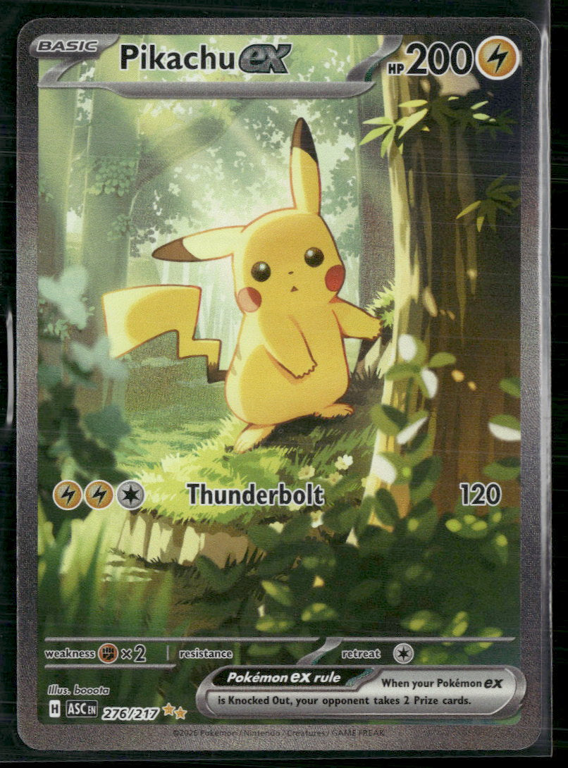 ME: Ascended Heroes Pikachu ex #276/217