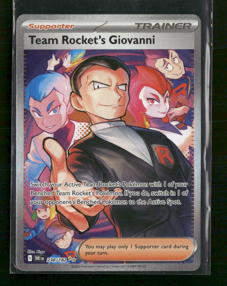 SV10: Destined Rivals Team Rocket's Giovanni #238/182