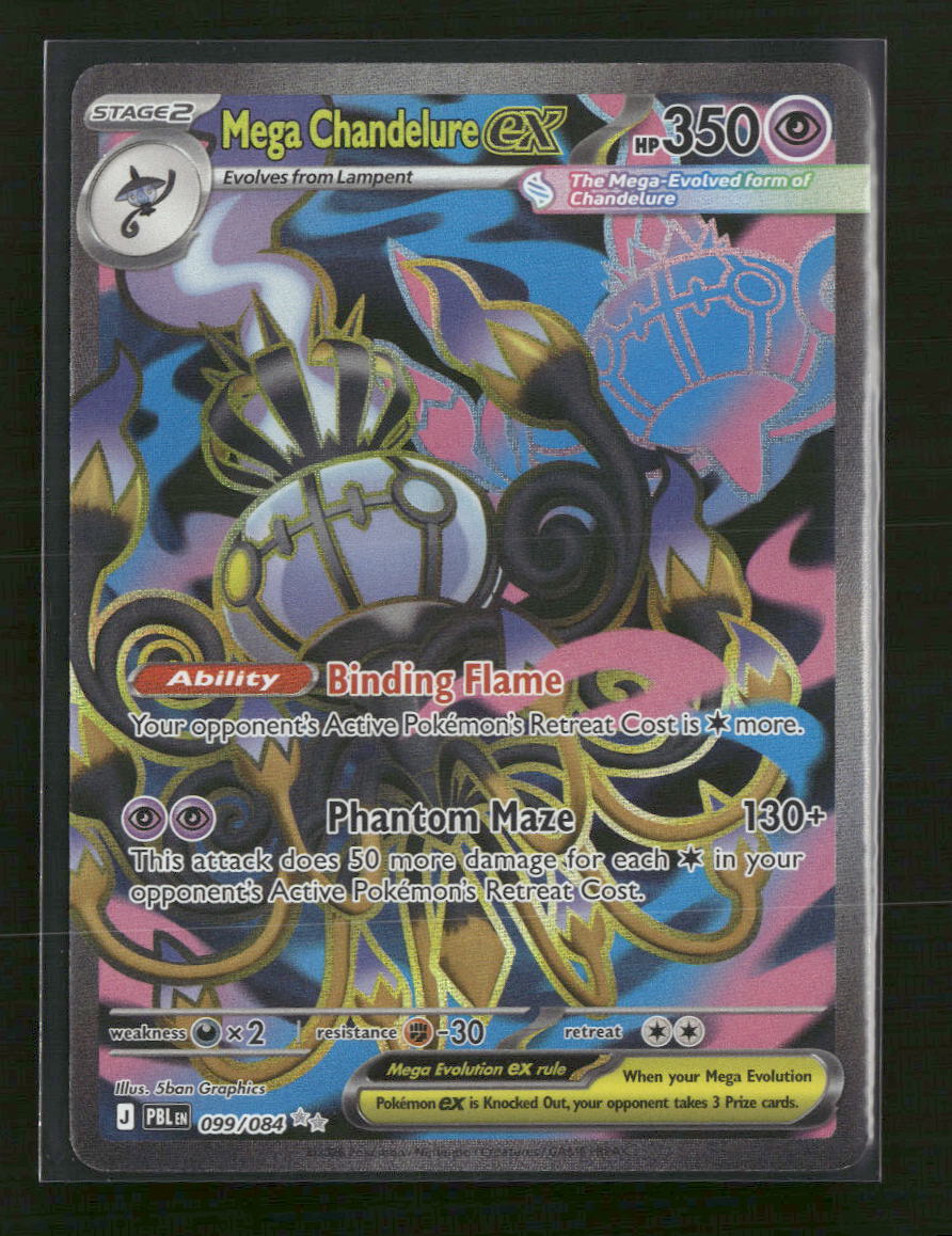 ME05: Pitch Black Mega Chandelure ex #099/084
