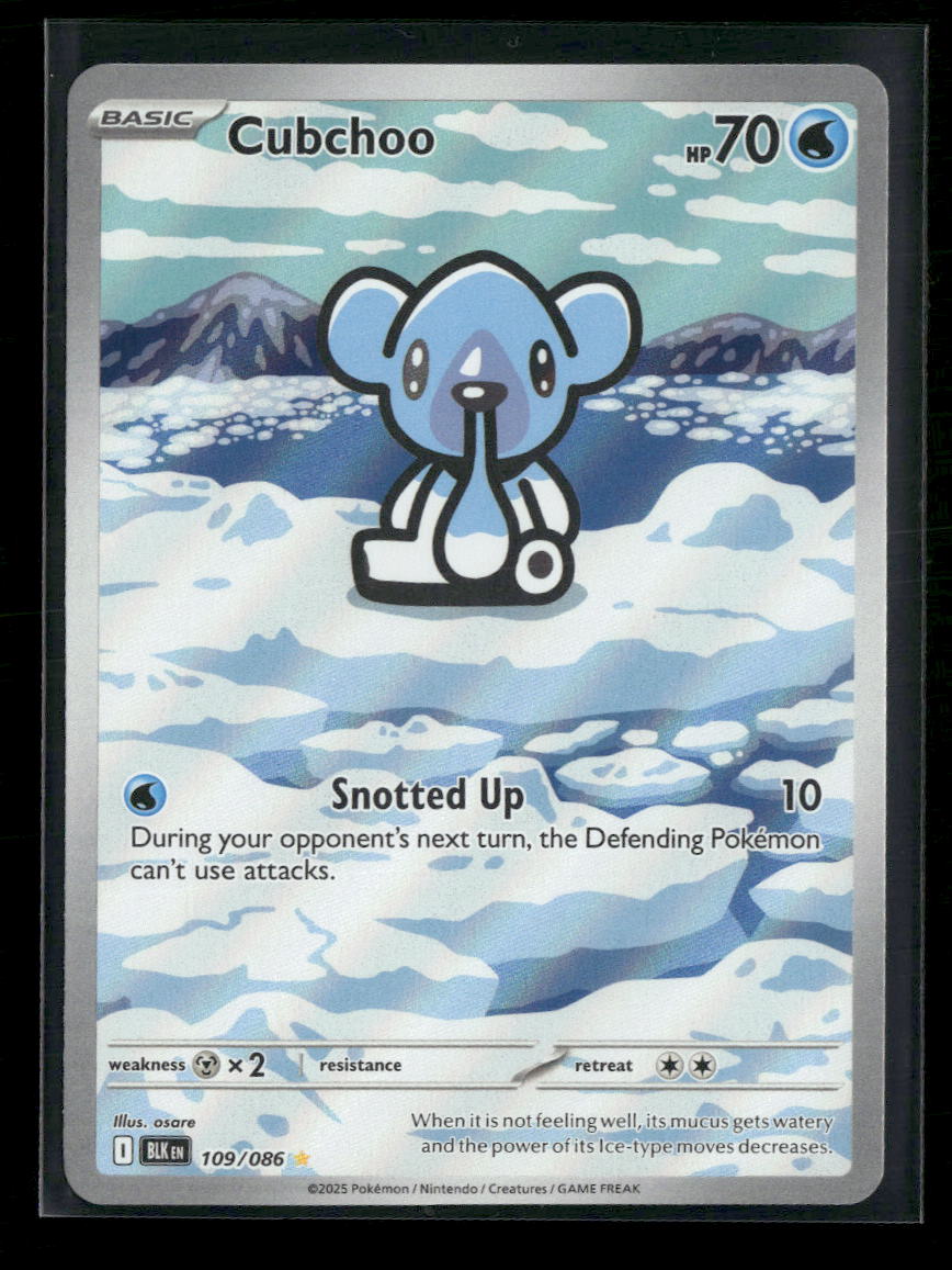 SV: Black Bolt Cubchoo #109/086