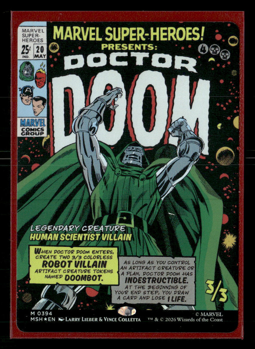Marvel Super Heroes Doctor Doom (Borderless) (Foil) #394
