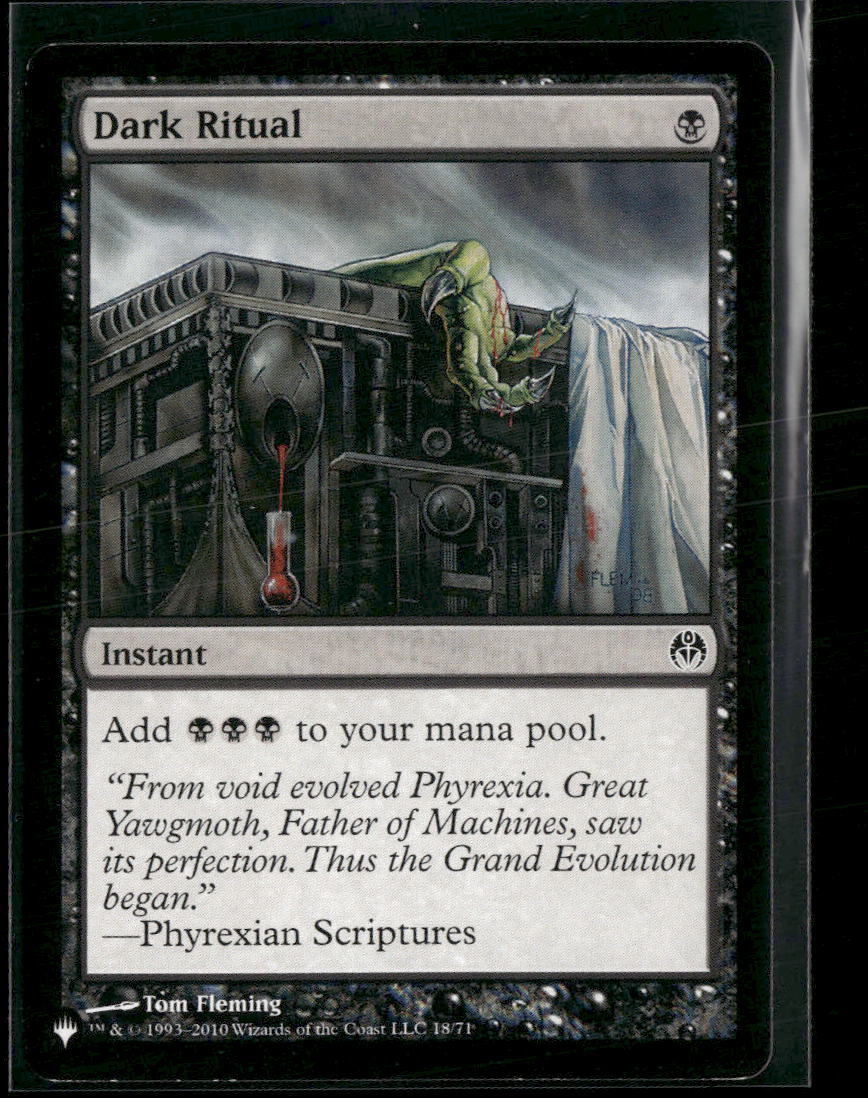 The List Reprints Dark Ritual (DDE) #18/71