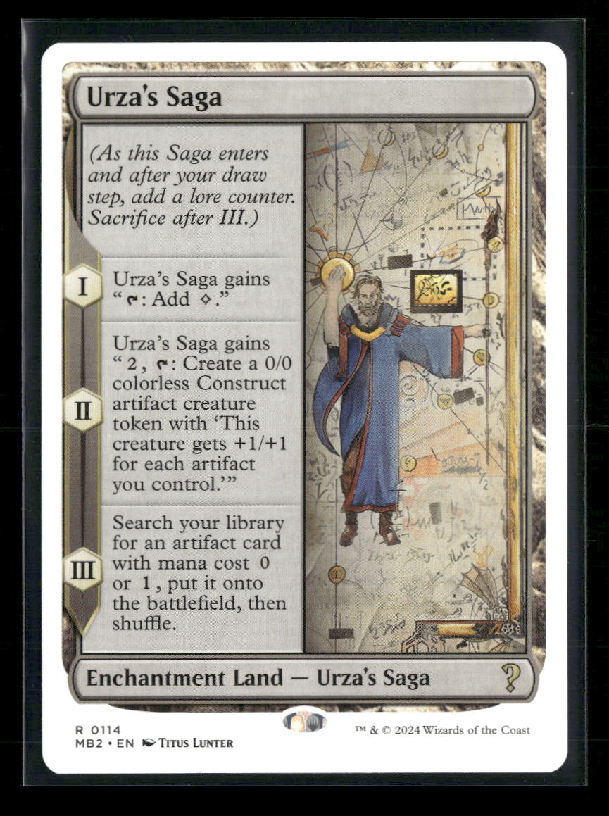 Mystery Booster 2 Urza's Saga (White Border) #114