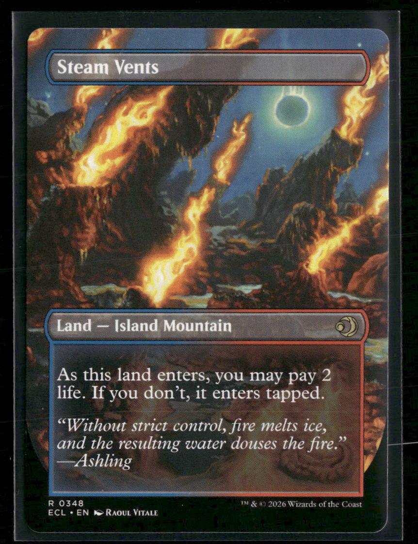 Lorwyn Eclipsed Steam Vents (Borderless) #348