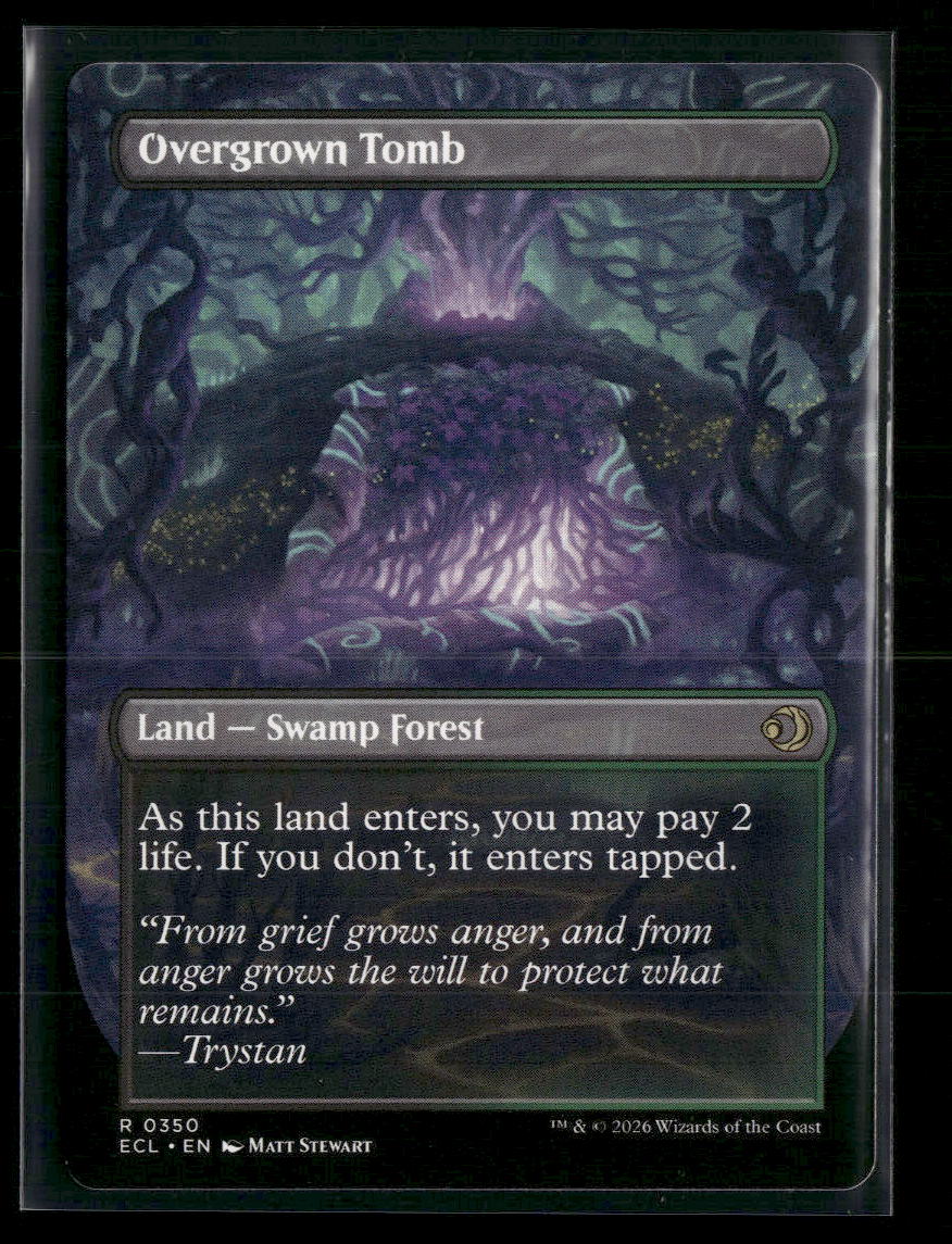 Lorwyn Eclipsed Overgrown Tomb (Borderless) #350