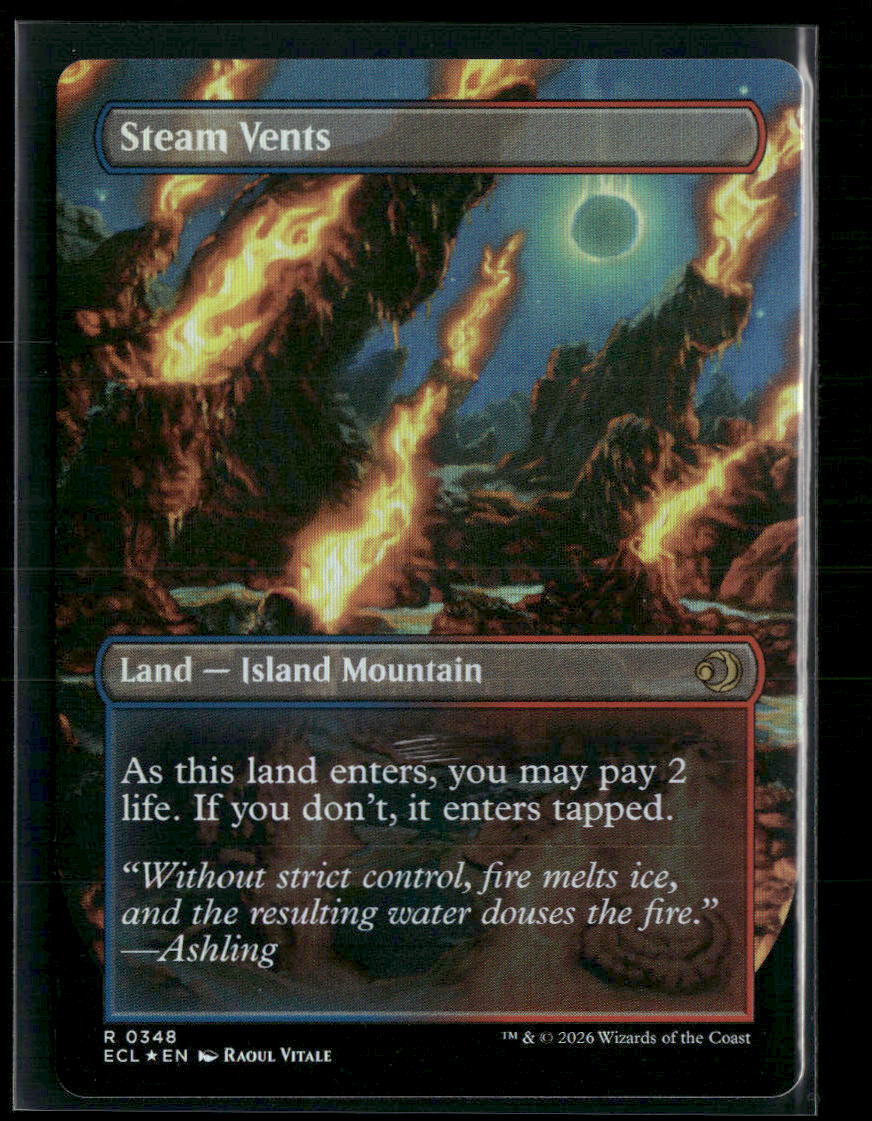 Lorwyn Eclipsed Steam Vents (Borderless) Foil #348
