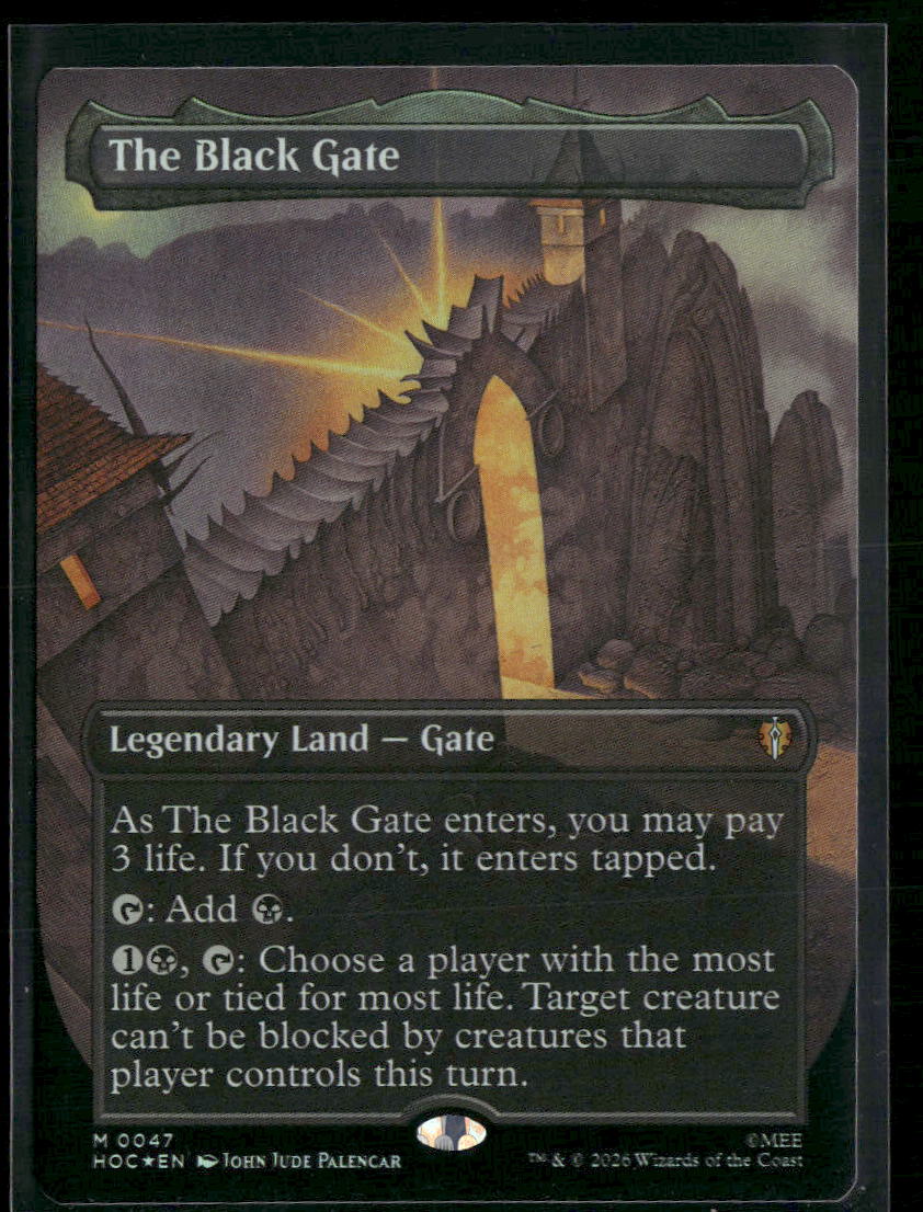The Hobbit: Eternal-Legal The Black Gate (Borderless) Foil #47