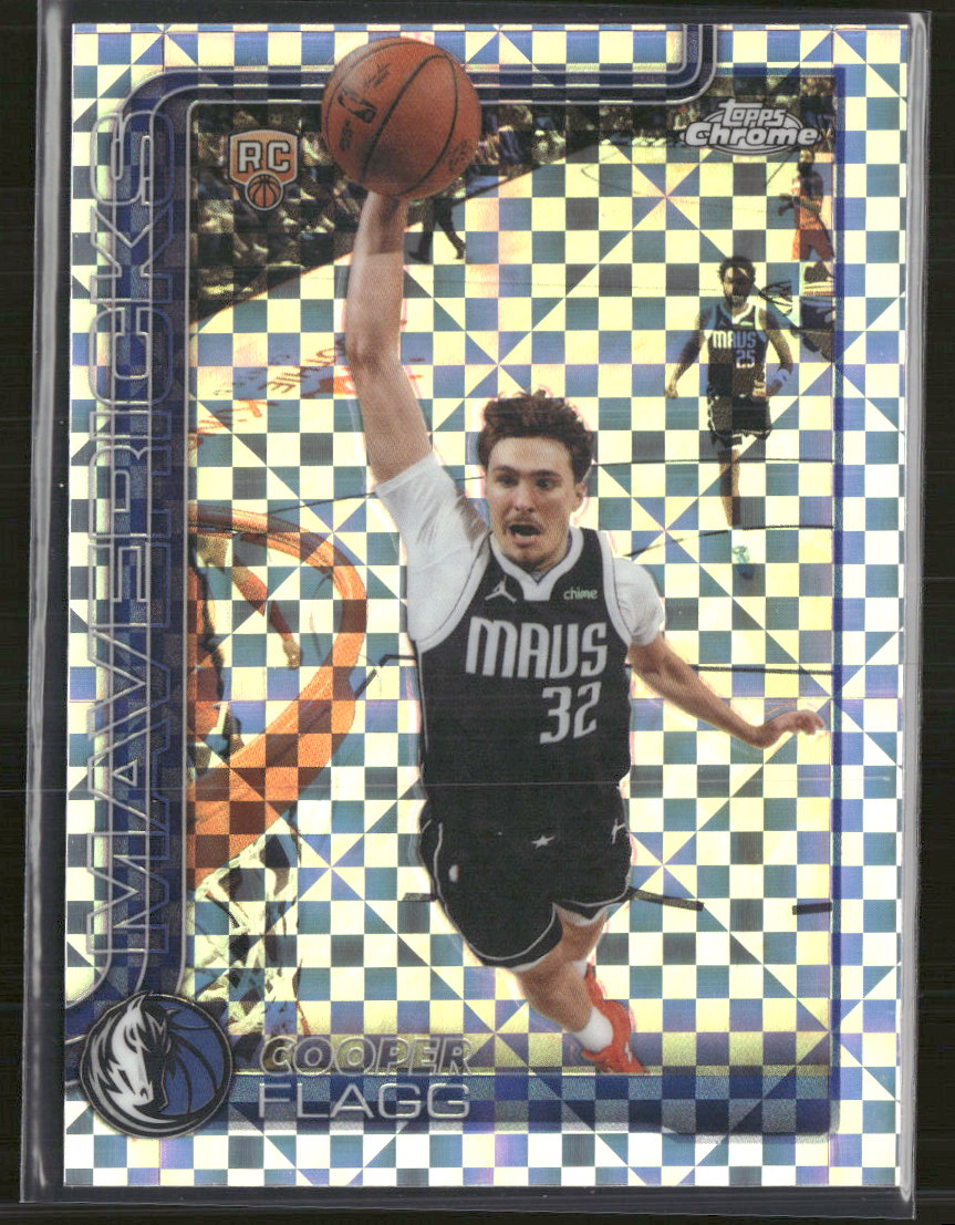 2025-26 Topps Chrome Update X-Fractor Cooper Flagg RC #151