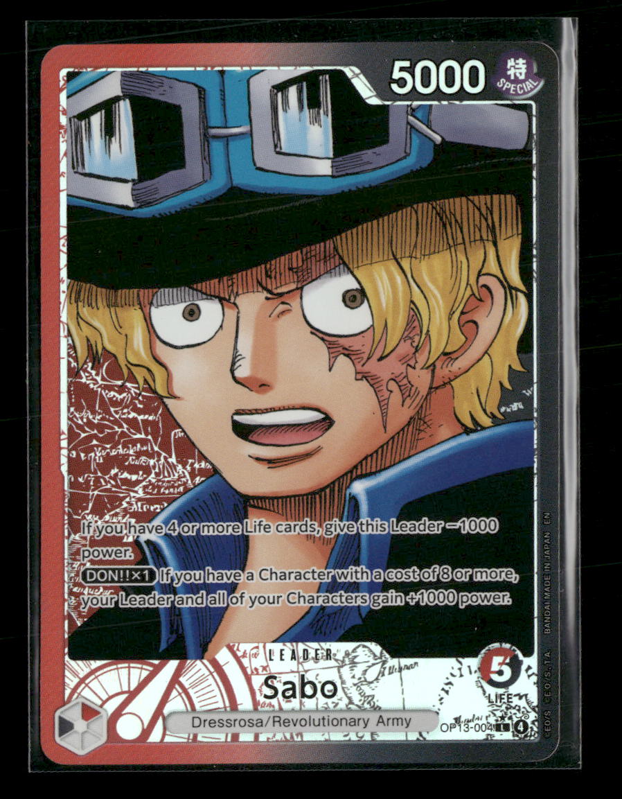 Carrying On His Will Sabo (004) (Alternate Art) #OP13-004