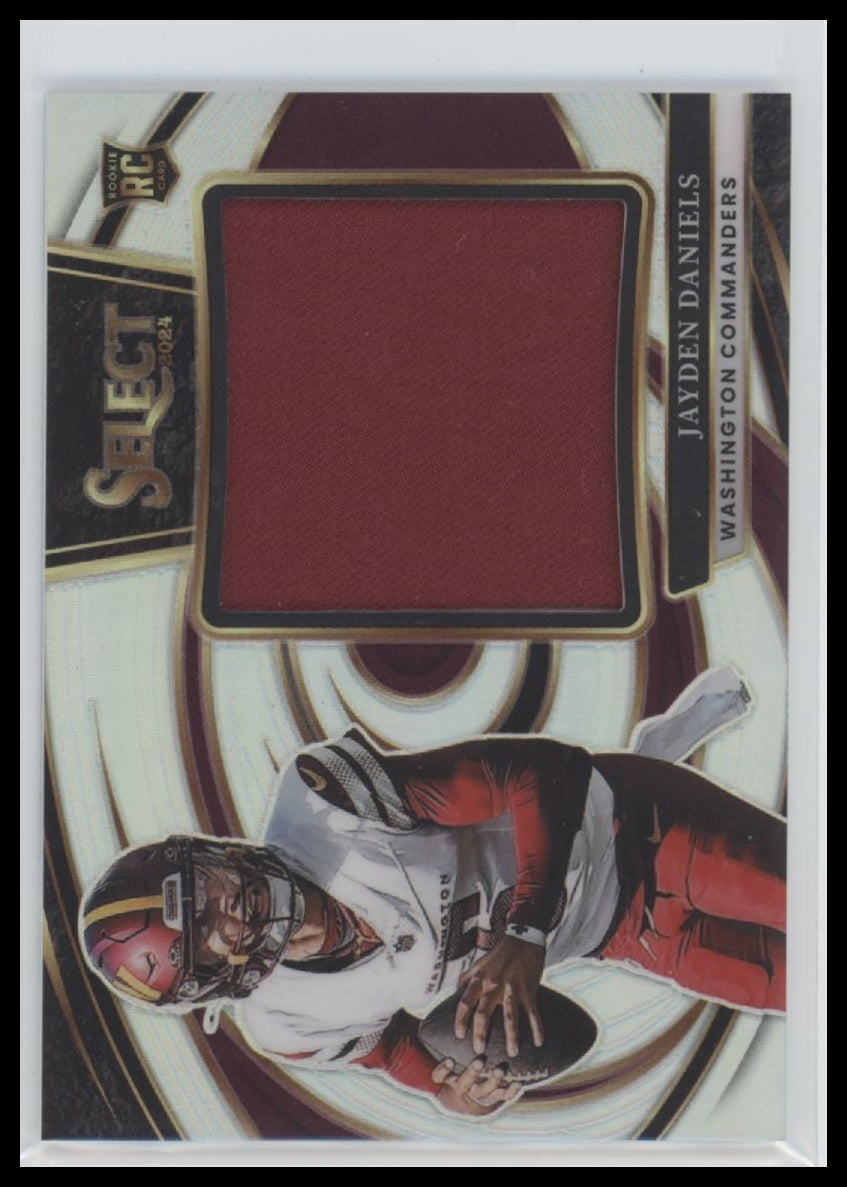 2024 Panini Select Jumbo Rookie Swatch Prizm Jayden Daniels #/149 #JRS-JDS