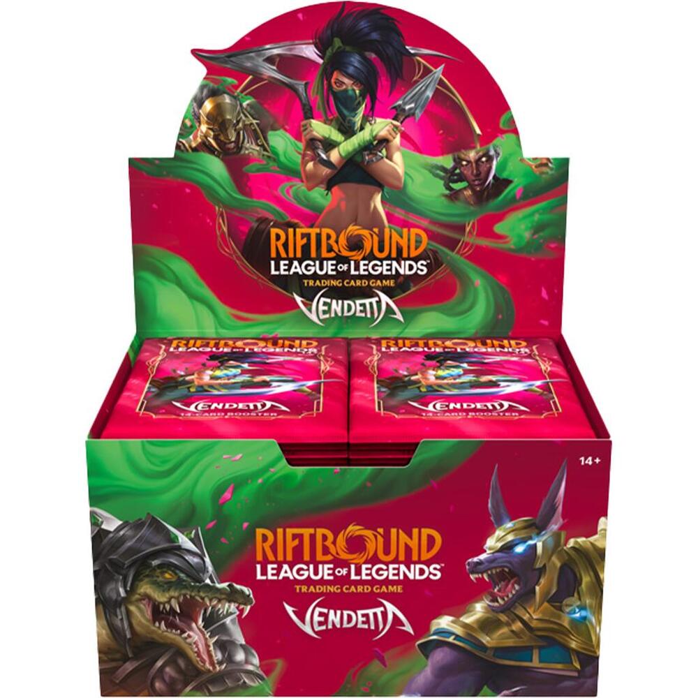 Riftbound TCG Set 4 Vendetta Booster Display box front