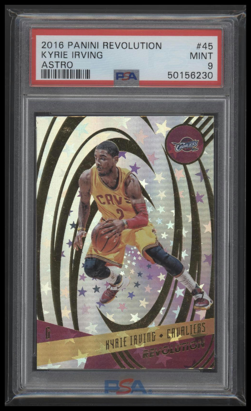 2016 Panini Revolution Astro Kyrie Irving 9 PSA #45