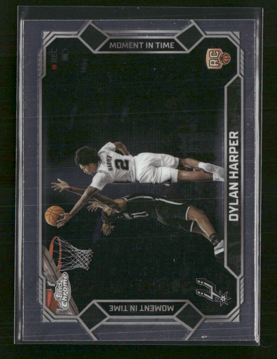 2025-26 Topps Chrome Update Moment In Time Dylan Harper #MT-17