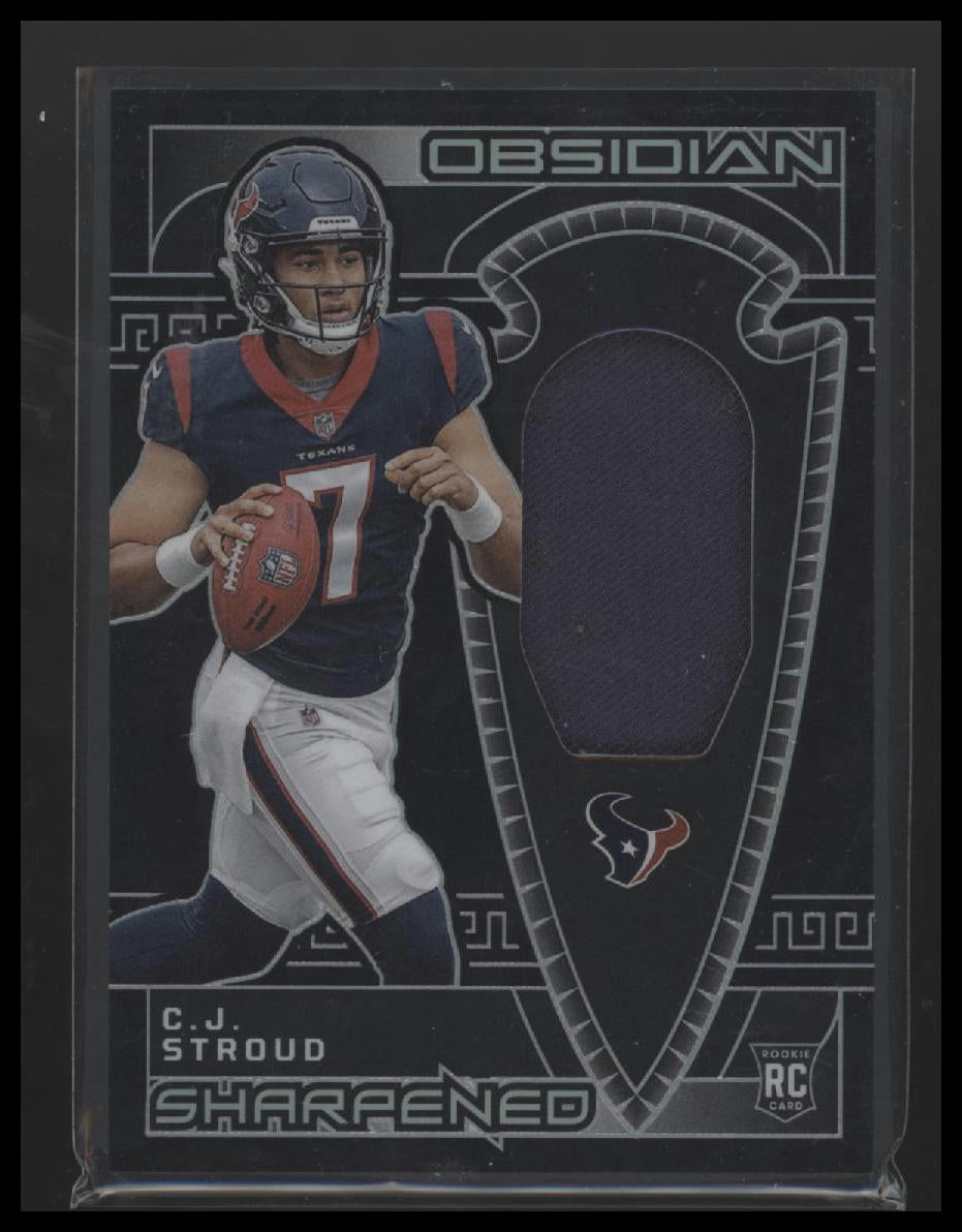 2023 Panini Obsidian Sharpened Swatches C.J. Stroud #/199 #SSW-CST