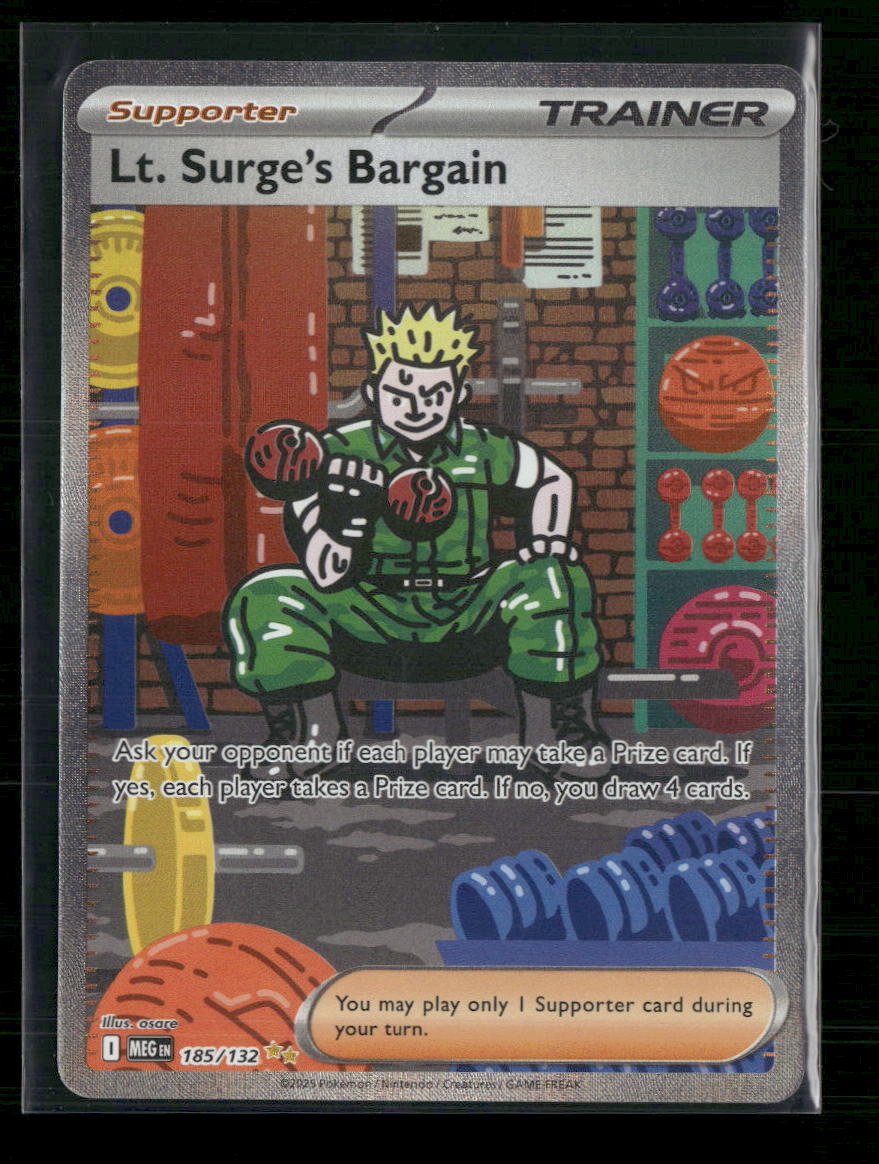 ME01: Mega Evolution Lt. Surge's Bargain #185/132
