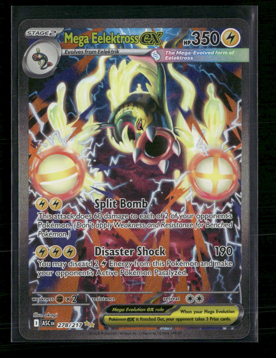 ME: Ascended Heroes Mega Eelektross ex #278/217