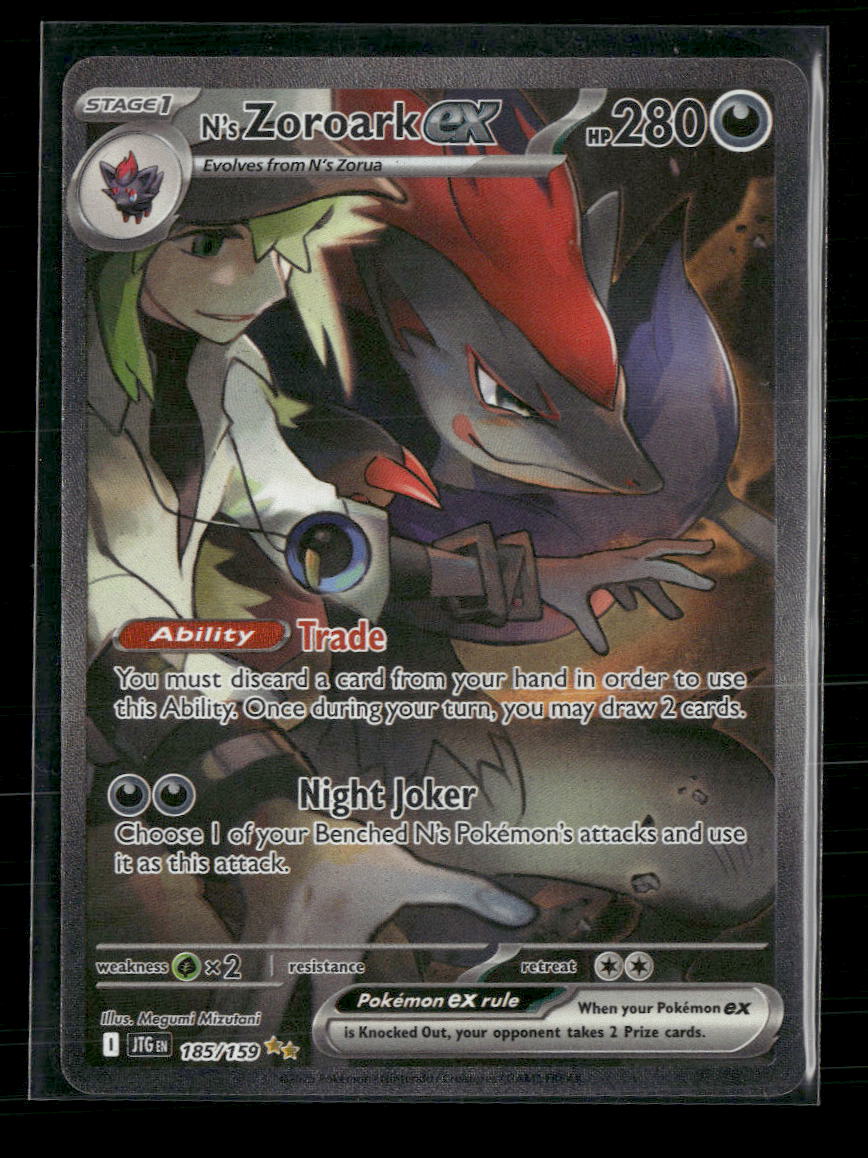 SV09: Journey Together N's Zoroark ex #185/159